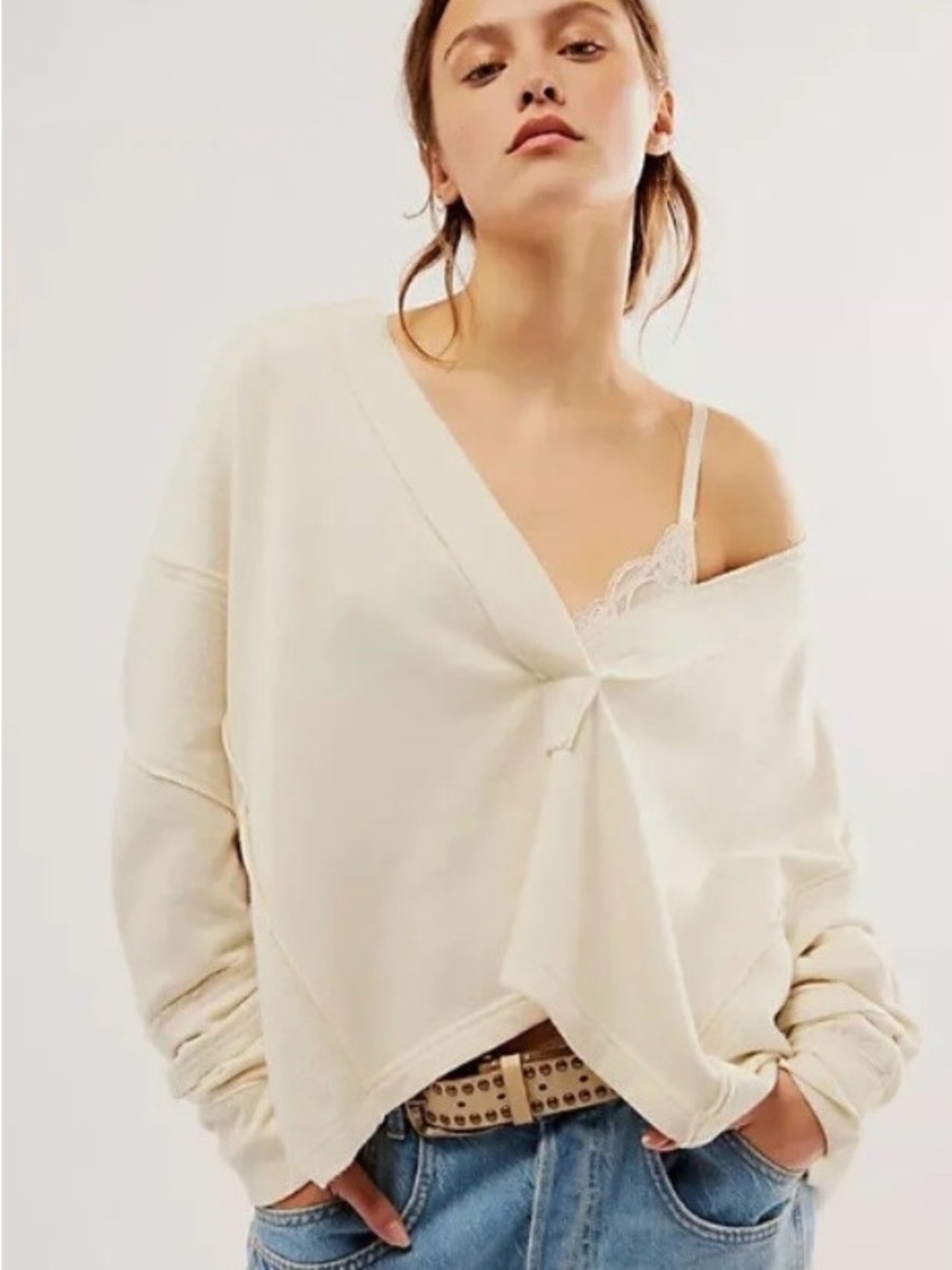 Free People Darcy Sweatshirt Size S